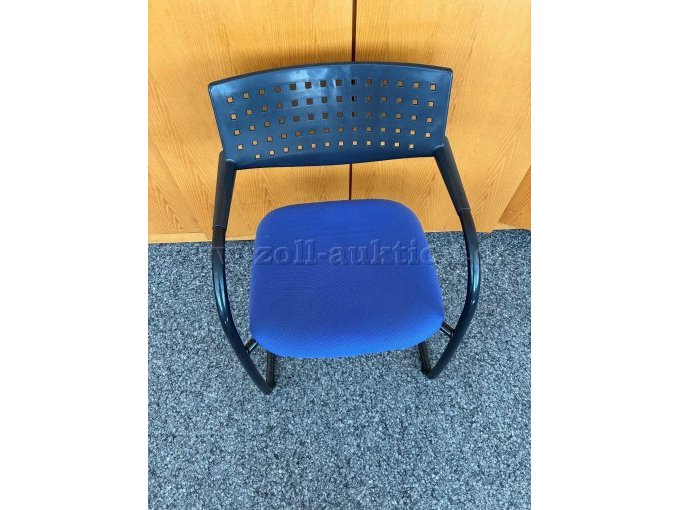 Vitra-Kunststoffrücken-Sitz blau-1