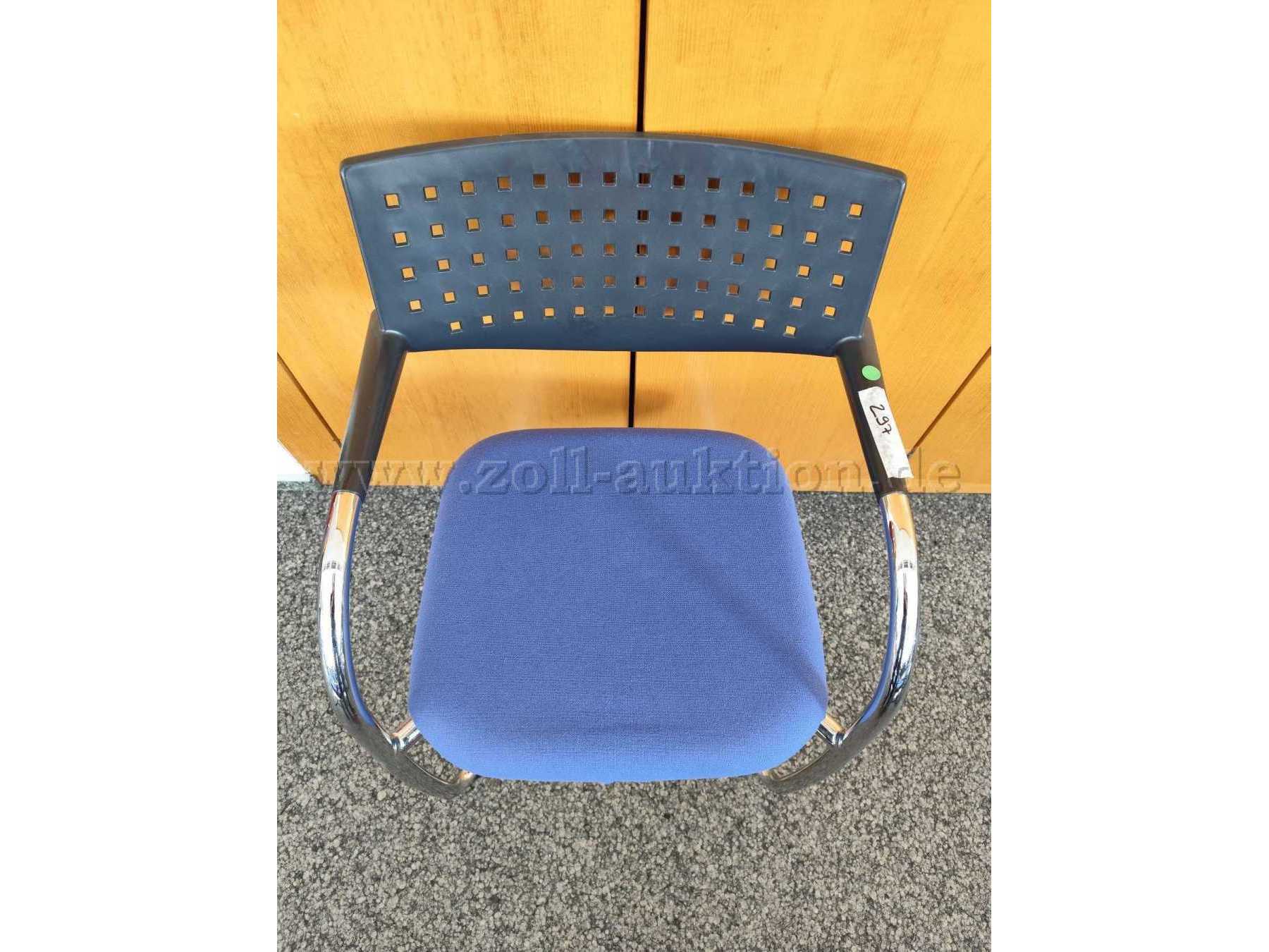 Vitra-Kunststoffrücken-Sitz blau-4