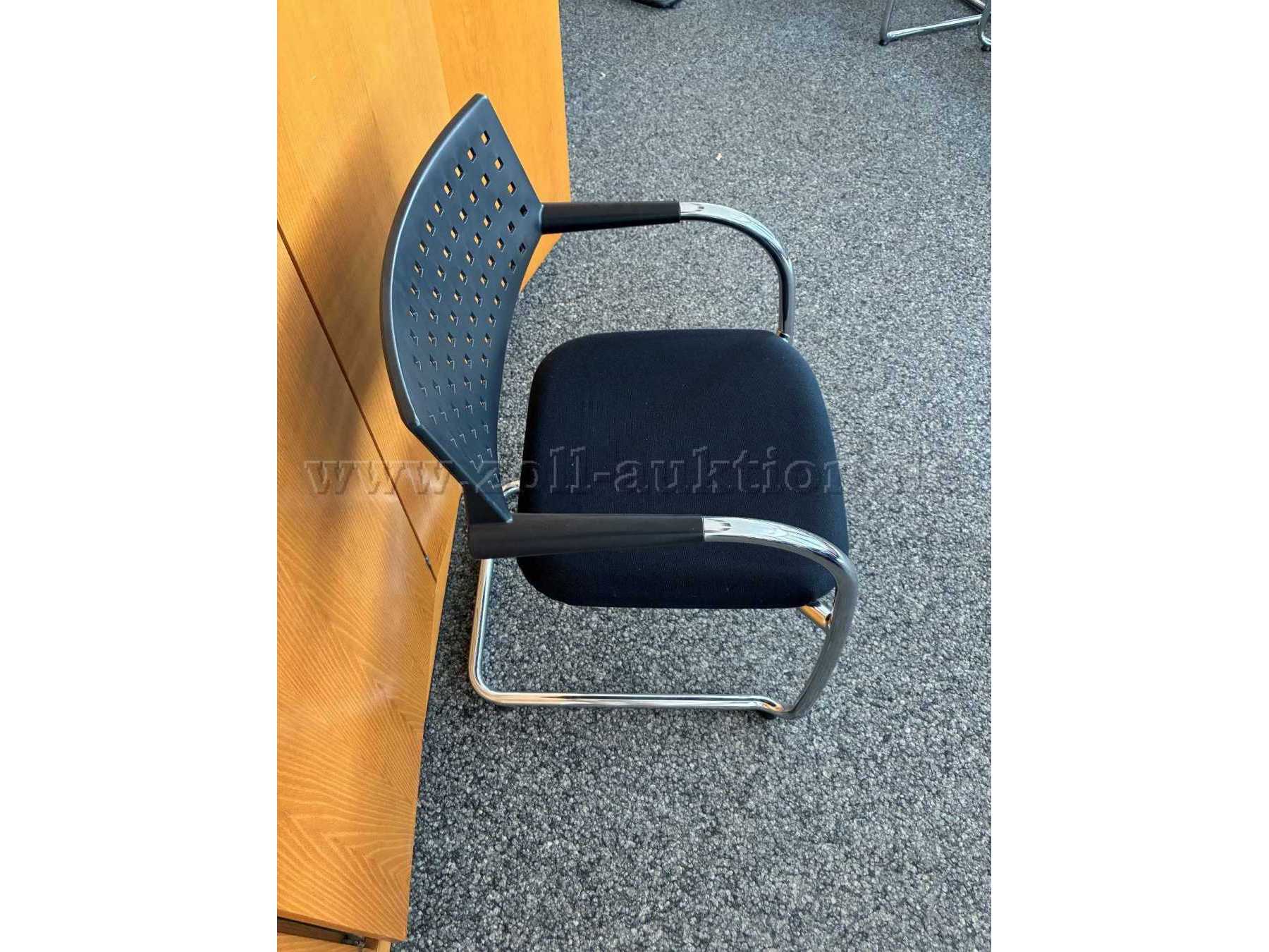 Vitra-Kunststoffrücken-Sitz schwarz-5