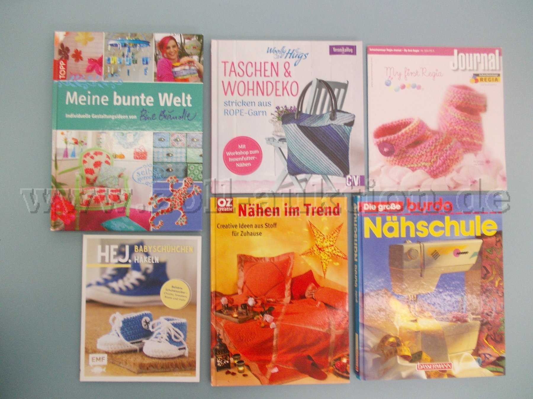 5 Bücher + 1 Heft