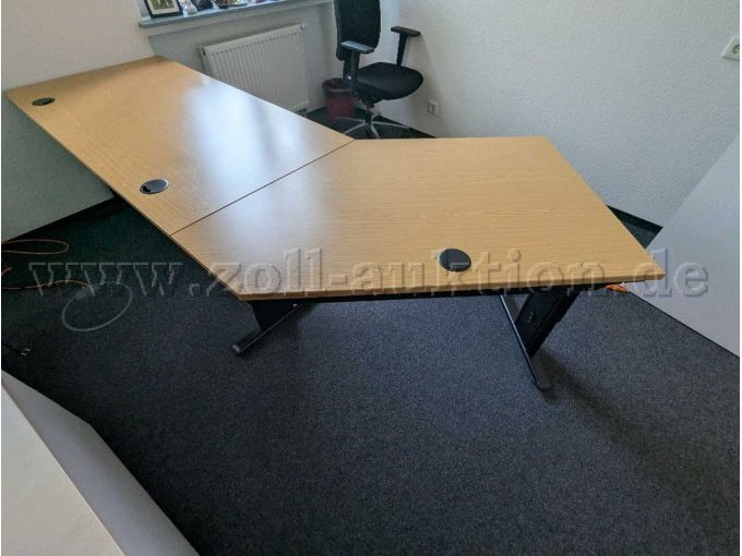 Schreibtischverkettung braun 160x80