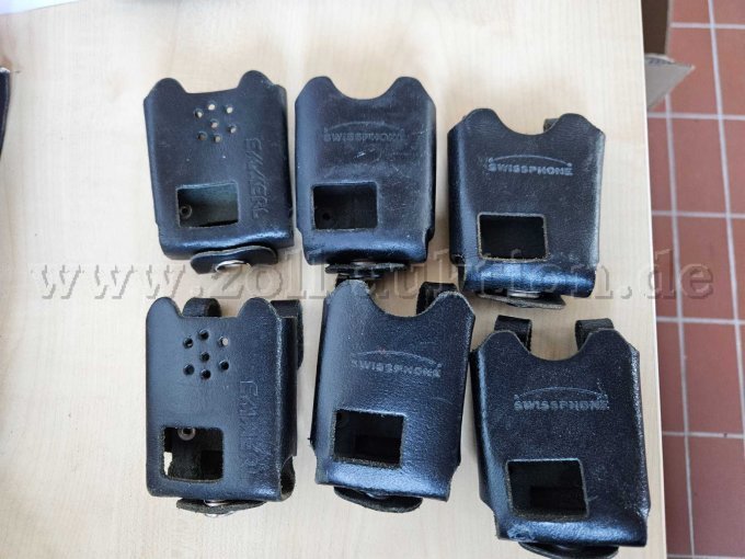 6x Tragetaschen aus Leder