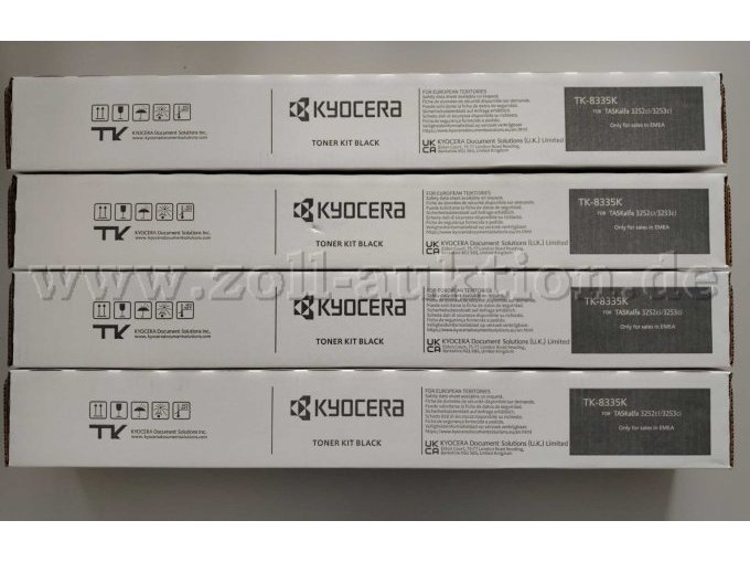 Gesamtbild der Toner Kits black