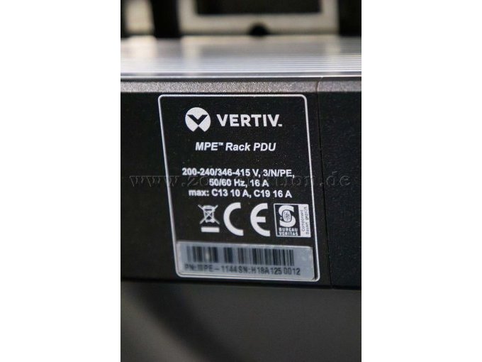 VERTIV Typenschild