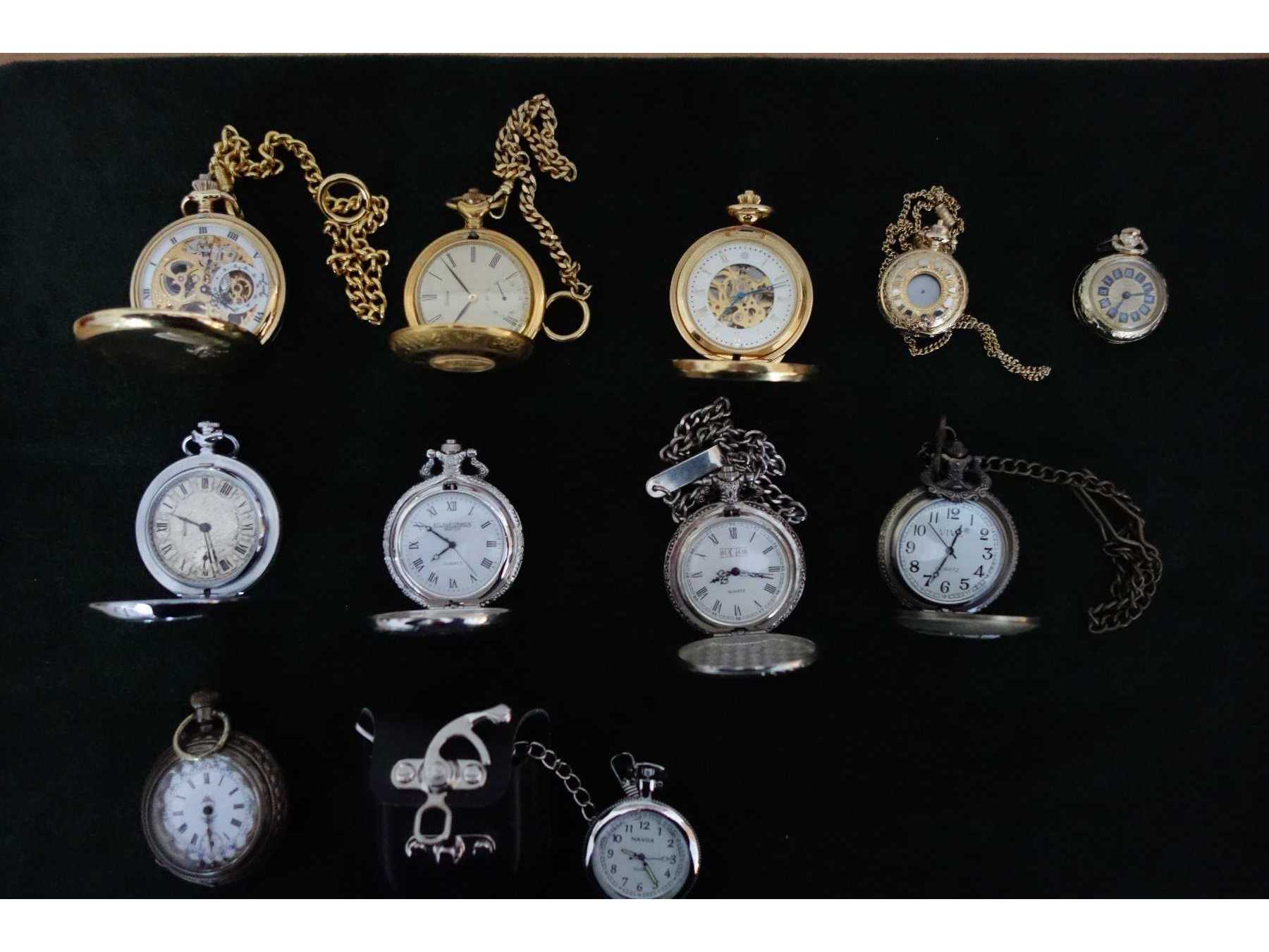 Taschenuhren Vorderseite/geöffnet