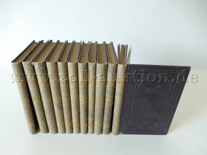 11 antiquarische Bände - Heinrich Heine´s Sämtliche Werke, 1885 – foto 12 – kavel bij Zoll-Auktion, Dresden