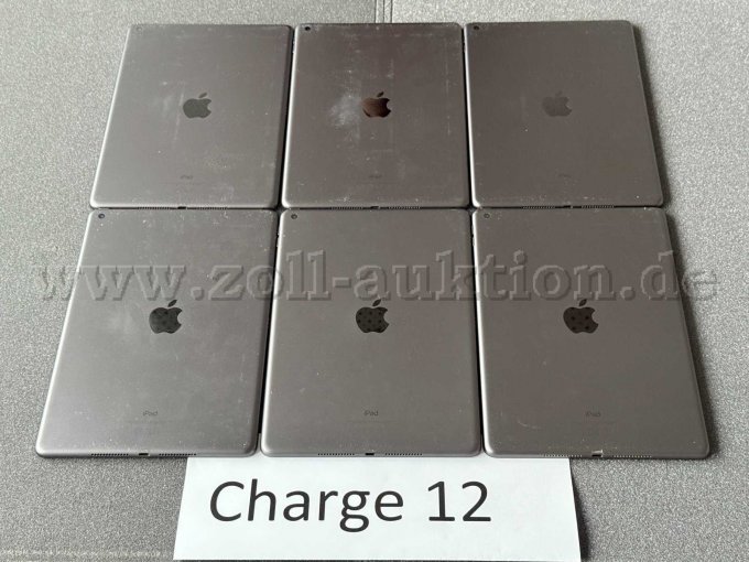 Rückseite von 6 defekten iPads 1/2