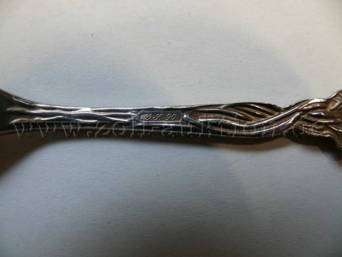 Rückseite, Stempel G.S.90