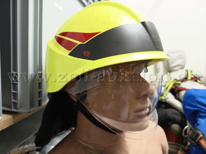 Rosenbauer Helm - Ansicht mit Visier