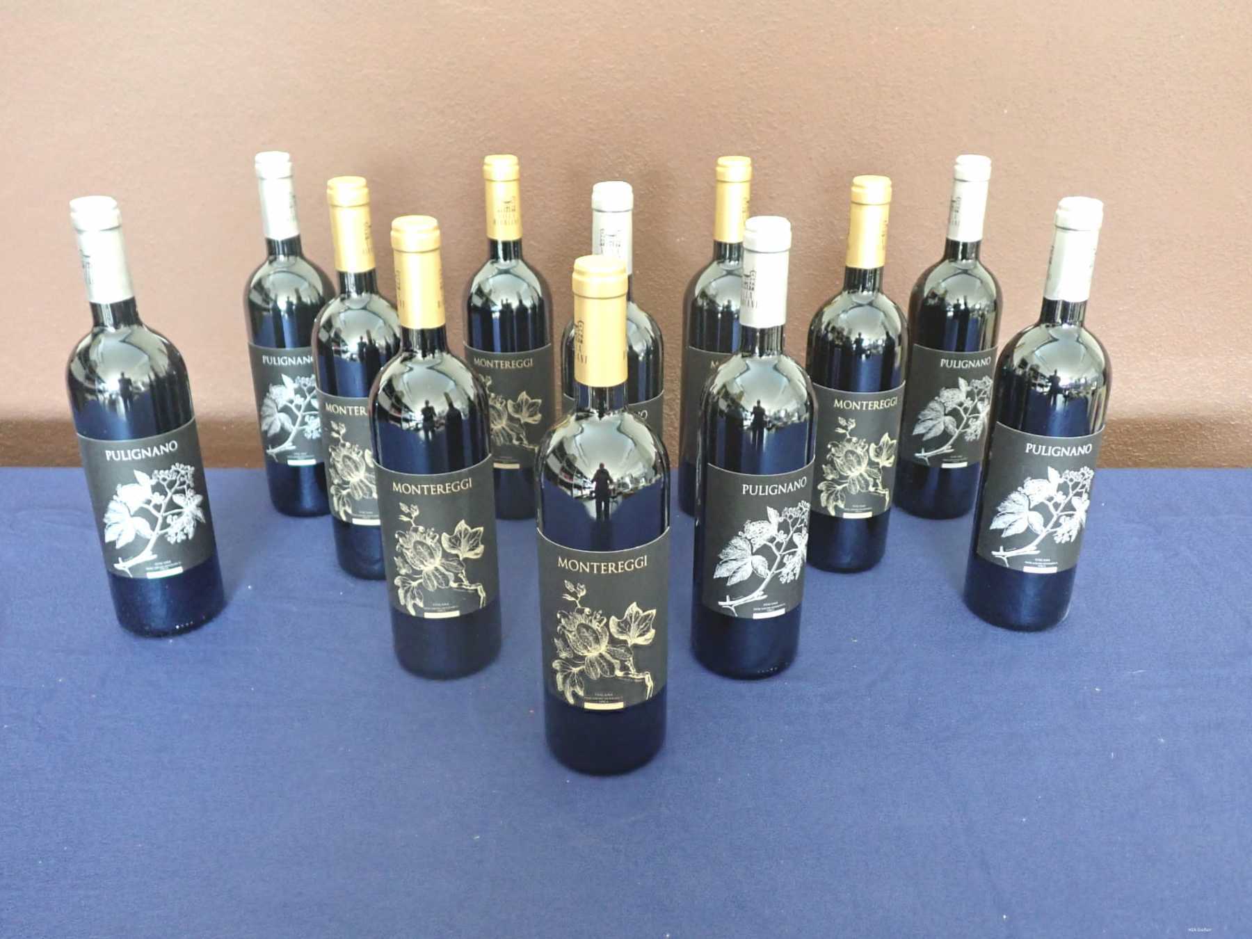 verschiedener Wein