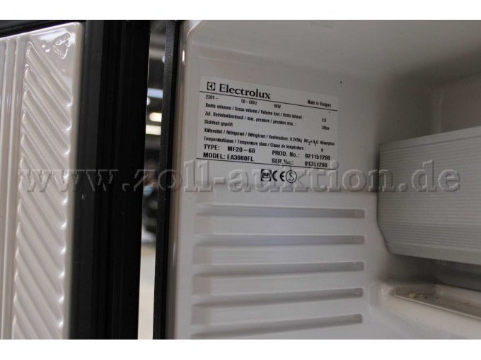 Elektrolux Typenschild mit CE Kennzeichen