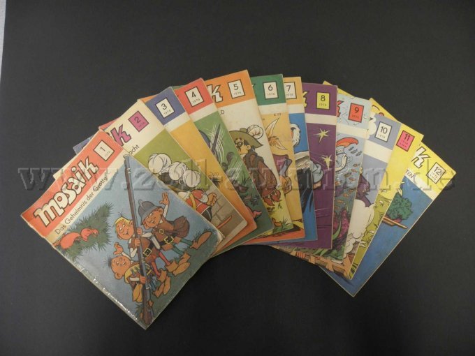 12 Mosaikhefte Abrafaxe Jahrgang 1976 12 Mosaikhefte Abrafaxe Jahrgang 1976