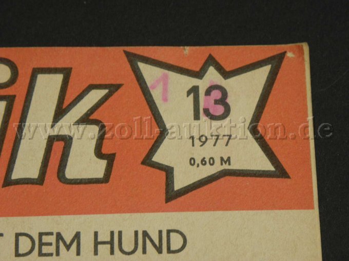 Heft 13 mit einer 1 Bekritzelt