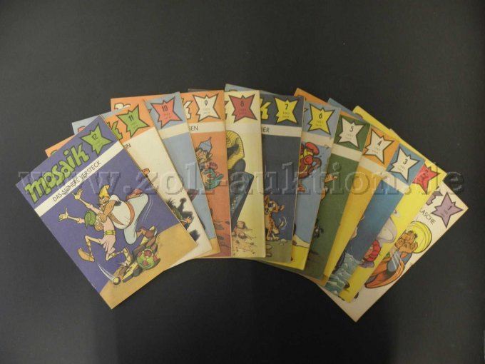 12 Mosaikhefte Abrafaxe Jahrgang 1983 12 Mosaikhefte Abrafaxe Jahrgang 1983