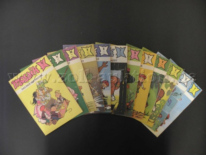 12 Mosaikhefte Abrafaxe Jahrgang 1988 12 Mosaikhefte Abrafaxe Jahrgang 1988