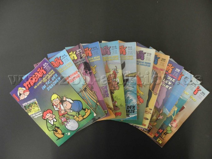 12 Mosaikhefte Abrafaxe Jahrgang 1993 12 Mosaikhefte Abrafaxe Jahrgang 1993