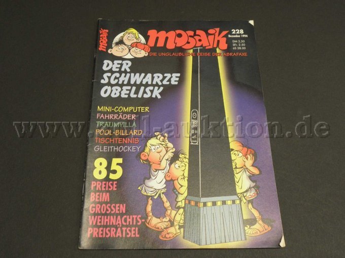 Heft 228 (Dezember): Der schwarze Obelisk