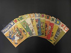 12 Mosaikhefte Abrafaxe Jahrgang 1977