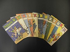 12 Mosaikhefte Abrafaxe Jahrgang 1983