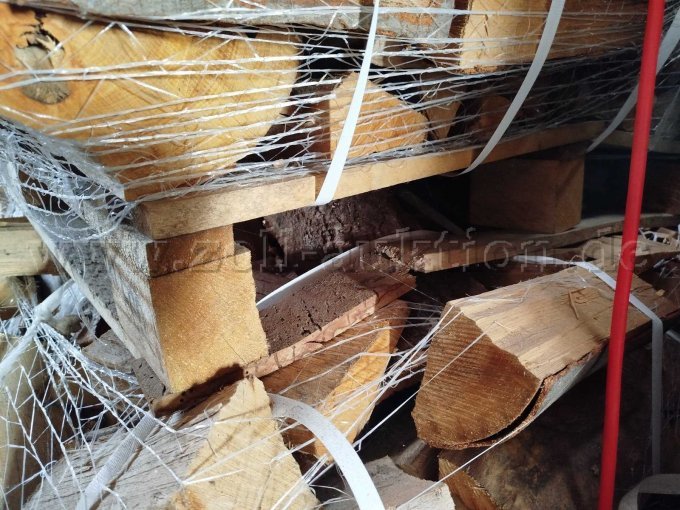 Beschädigung an der Palette