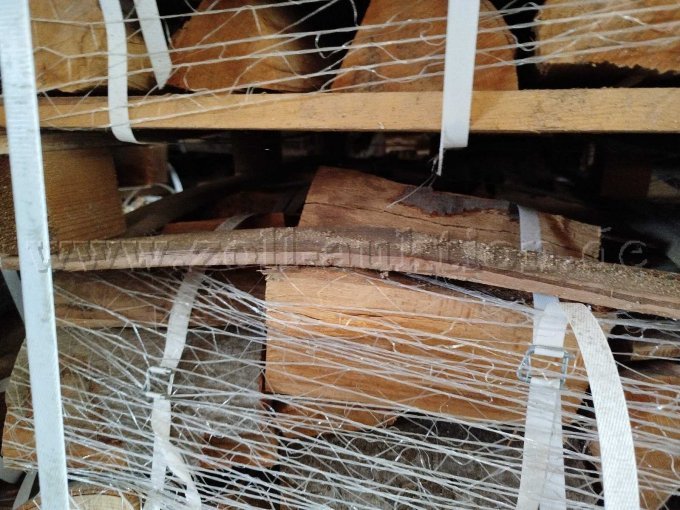 Beschädigung an der Palette