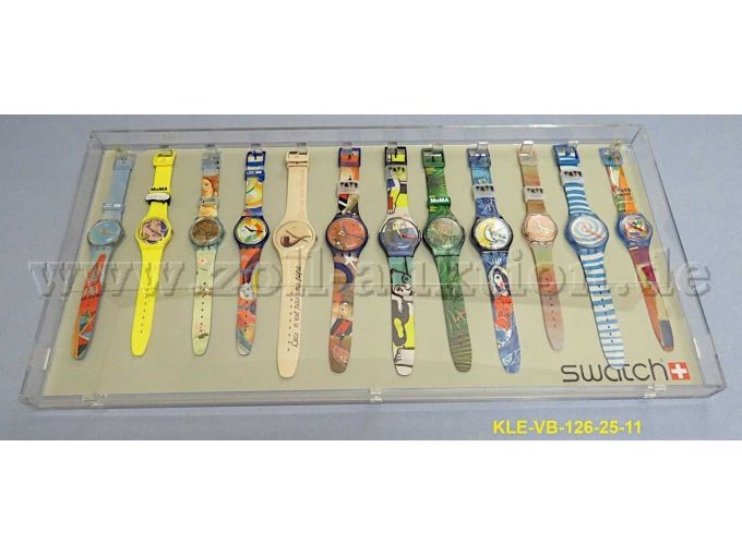 12 Swatch Armbanduhren