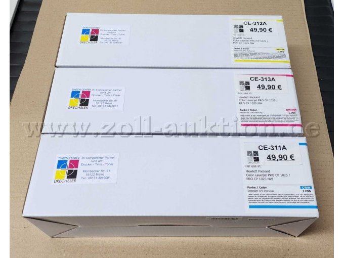 12 Toner für Drucker von hewlett packard und brother + 4 Pelikan-Farbbänder – foto 5 – kavel bij Zoll-Auktion, Rüdesheim