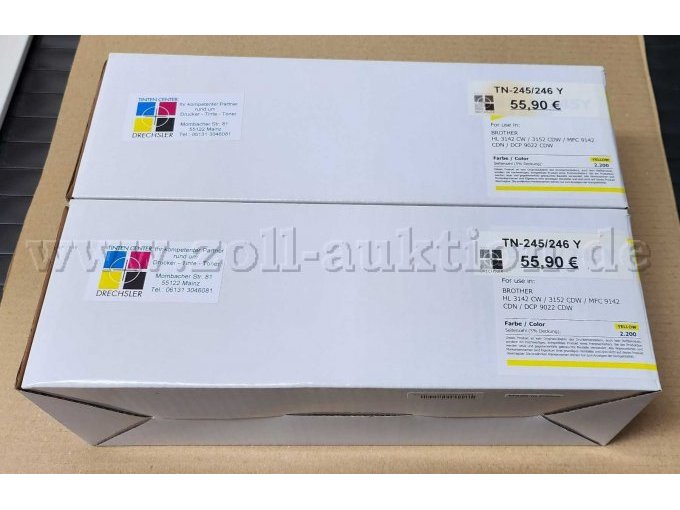 12 Toner für Drucker von hewlett packard und brother + 4 Pelikan-Farbbänder – foto 3 – kavel bij Zoll-Auktion, Rüdesheim