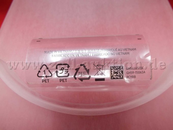 Umverpackung mit Angaben und Originalbezeichnung
EHS61ASFBE des Headset