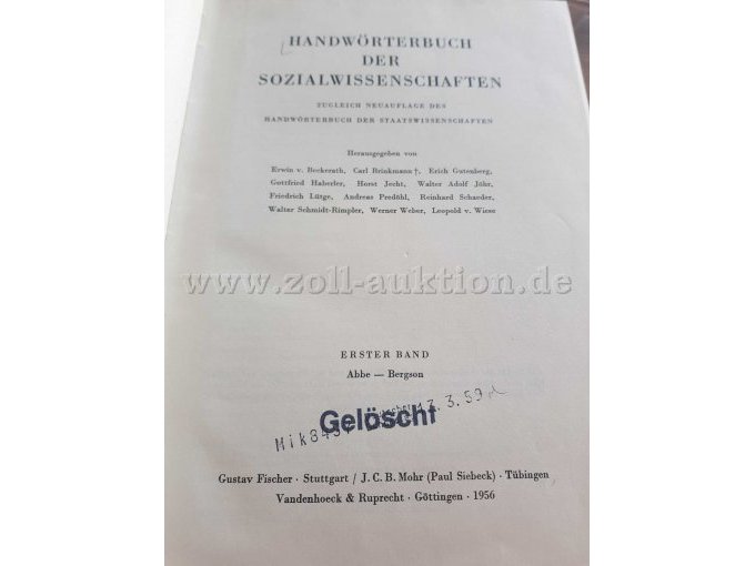 Beispiel einer Haupttitelseite