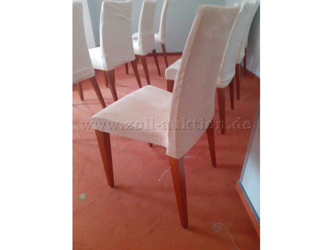 Traustuhl Füße Nussbraun