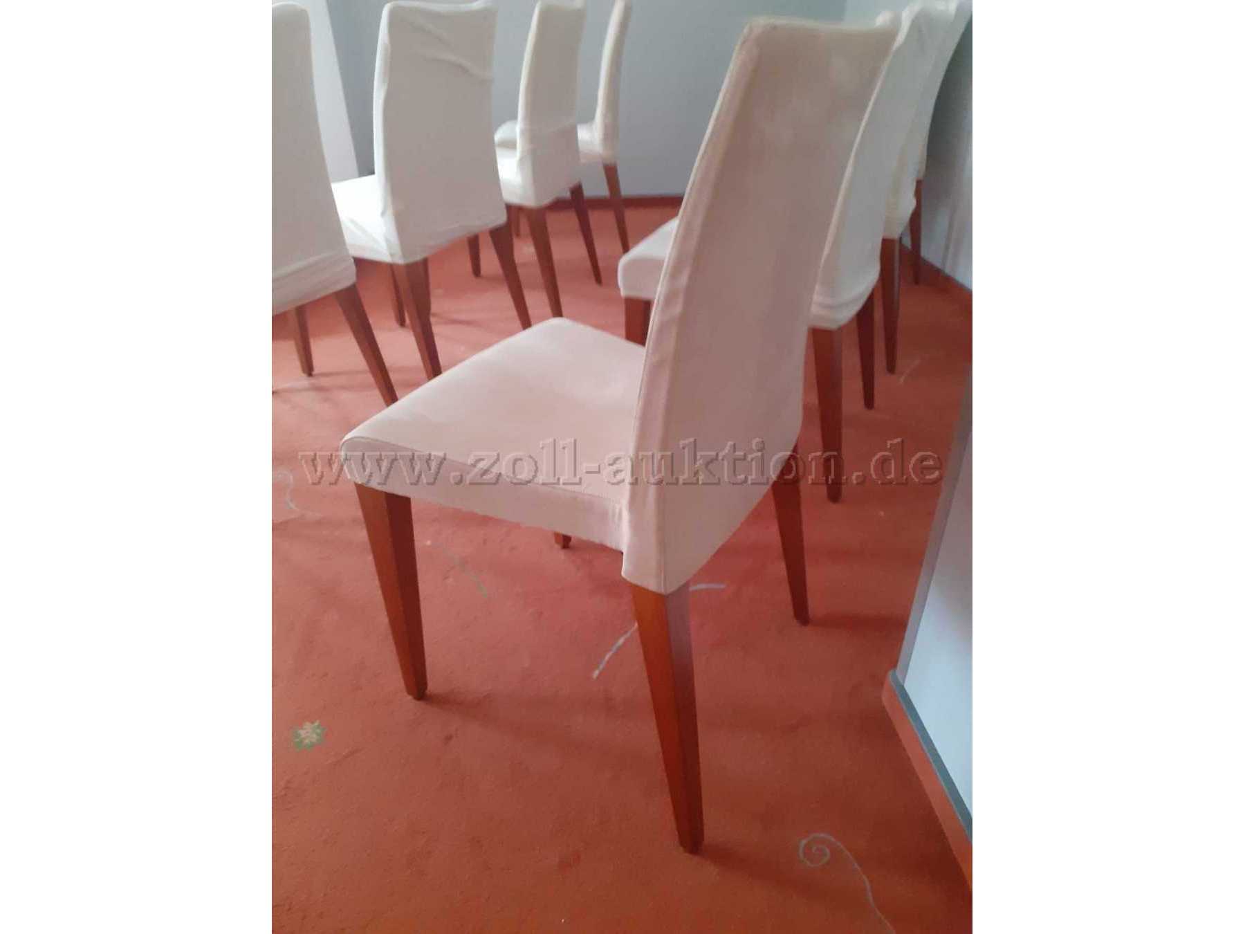 Traustuhl Füße Nussbraun