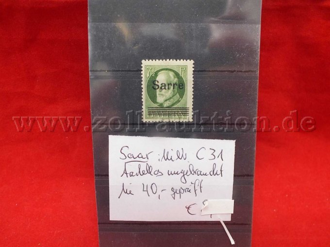 Detailaufnahme der Briefmarke
Michel Nr. C31