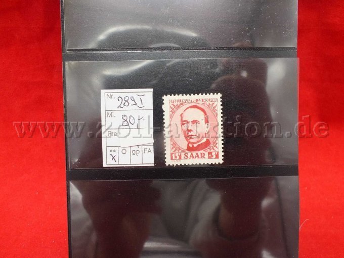 Detailaufnahme der Briefmarke
Michel Nr. 289 I