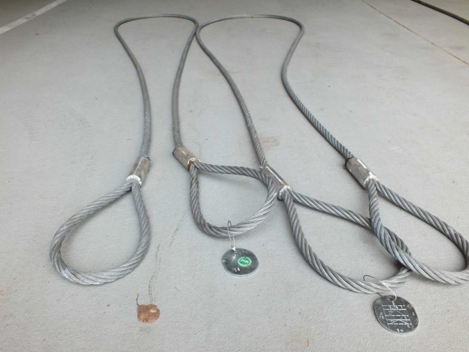 Anschlagseile Form P-P Ø 18 mm; 5 m; 3,15 t