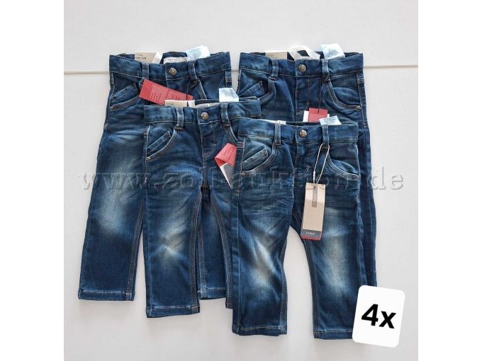 4 x Jeans dunkelblau
