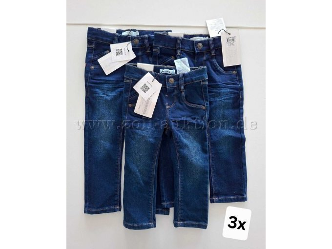 3 x Jeans dunkelblau