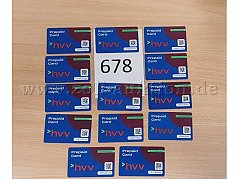 Prepaid Cards 13 Stück