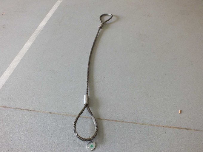Anschlagseil Form P-P Ø 16 mm; 1 m; 2,7 t