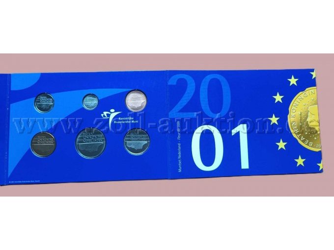 Niederlande Kursmünzensatz 2001