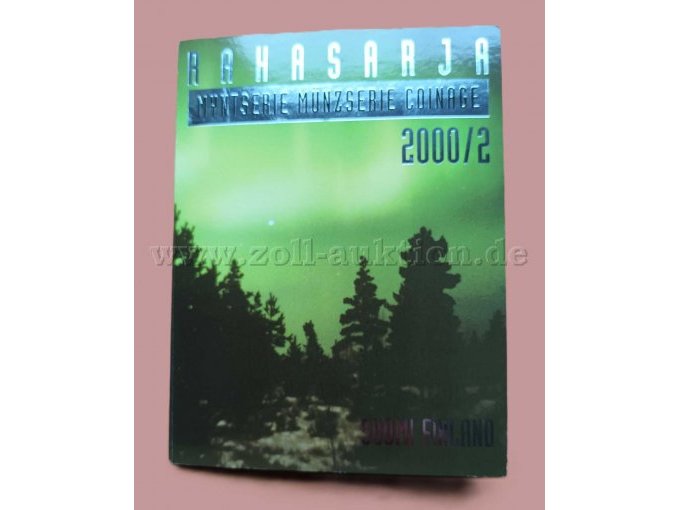 Finnland Kursmünzensatz 2000 Nordlicht