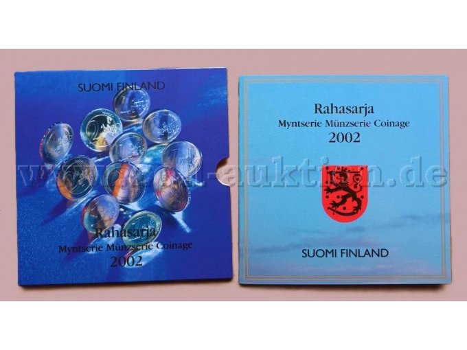 Finnland Kursmünzensatz 2002