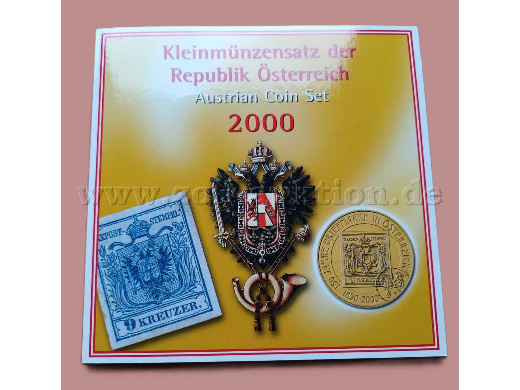 Österreich Kleinmünzensatz 2000