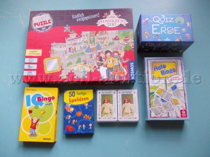 5 Spiele , 1 Puzzle