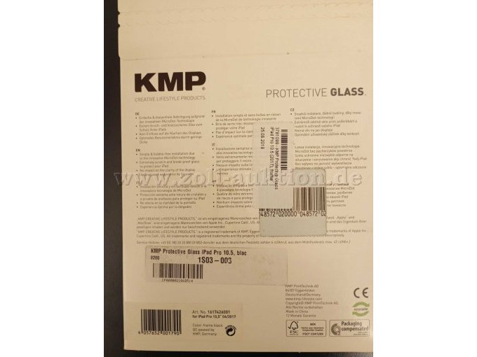 Ansicht Rückseite mit Produktbeschreibung