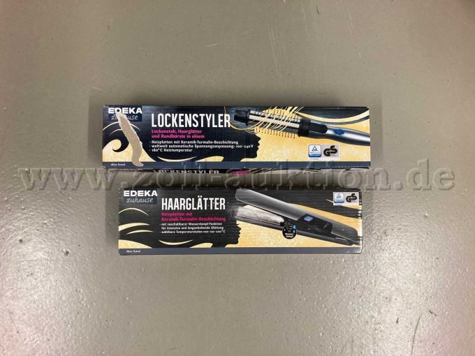 Lockenstyler und Haarglätter Vorderseite