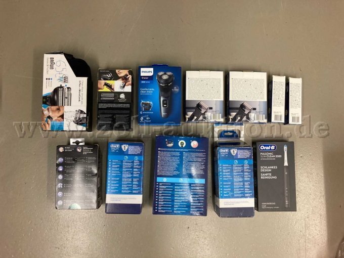 Übersicht Konvolut (ohne Lockenstyler und Haarglätter) Rückseite