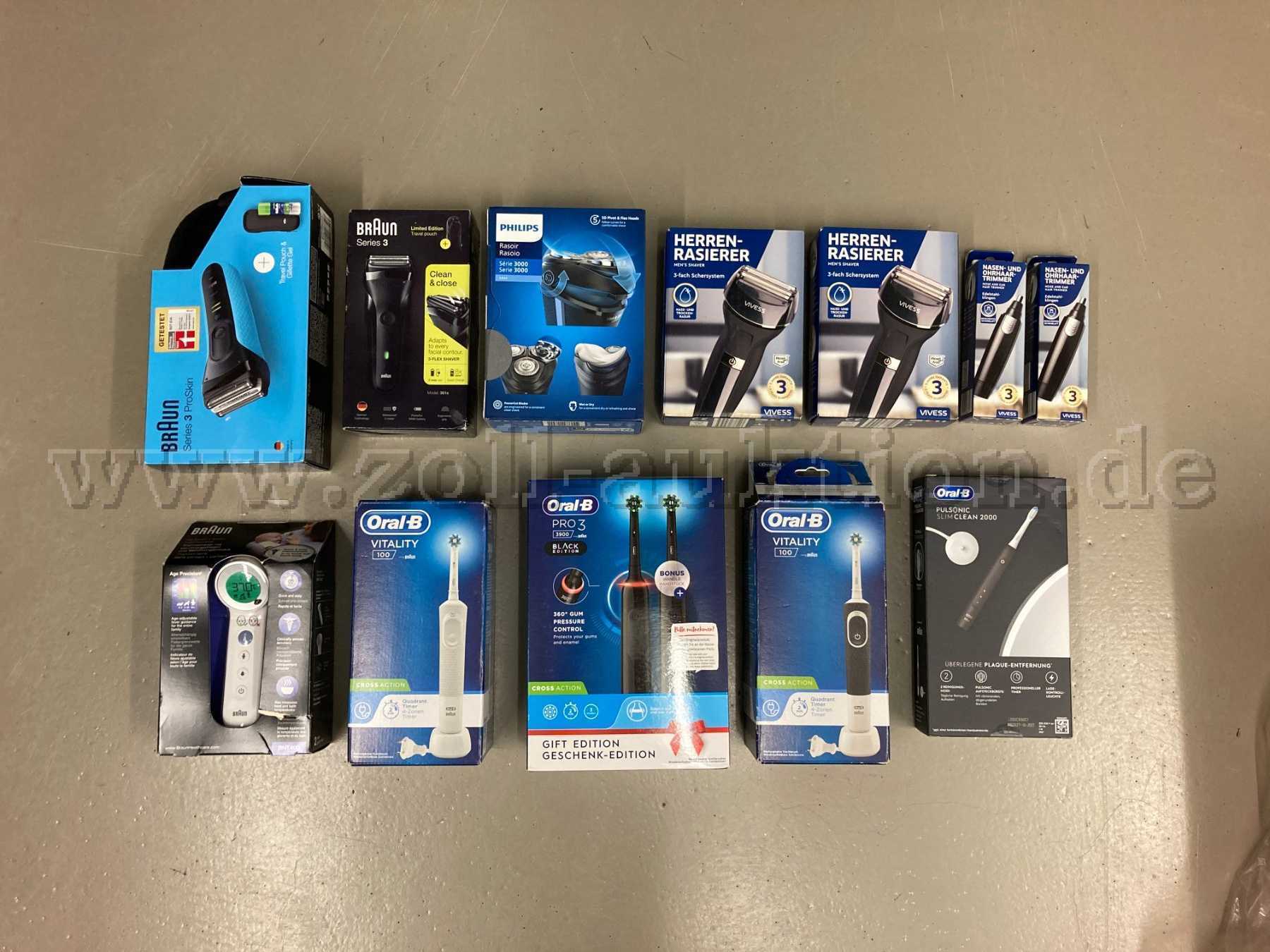 Übersicht Konvolut (ohne Lockenstyler und Haarglätter) Vorderseite