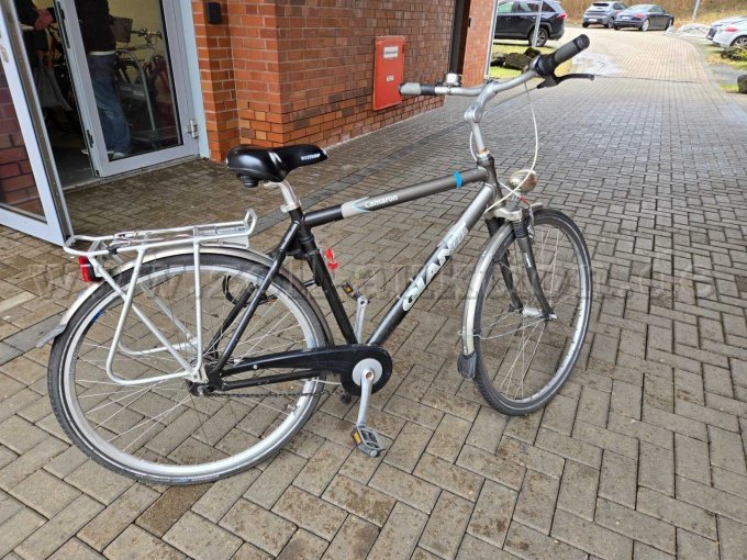 Seitenansicht des Herrenfahrrades