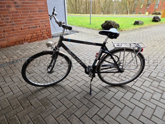 Seitenansicht des Herrenfahrrades